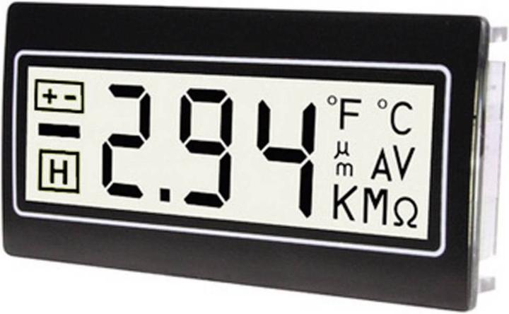 Image du produit TDE Instruments Appareil de mesure numérique encastrable Multimètre numérique pour montage sur panneau