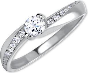 Image du produit Brilio Silver - Silver engagement ring with zircons 426 001 00530 04 - Circuit: 52 mm (52)