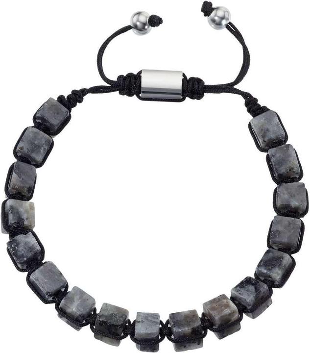Actual product image Bijouteria Bracelet (25 cm, Spectrolite, Nylon, Stainless steel)