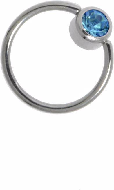 Bijouteria Dünne Piercings (Chirurgenstahl 316L, Kristall)