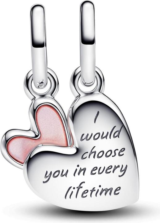 Produktbild Pandora Teilbarer Mutter-Tochter-Anhänger Charm (Sterlingsilber, Harz)