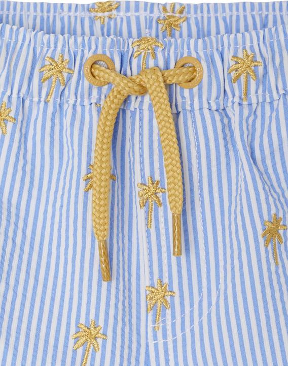 Actual product image Vertbaudet Jungen Baby Badeshorts mit Streifen und Palmen (86)