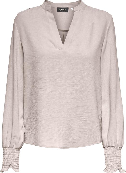 Produktbild Only Normal geschnitten Rundhals Gesmokte Ärmelbündchen Voluminöser Armschnitt Top Top (XL)