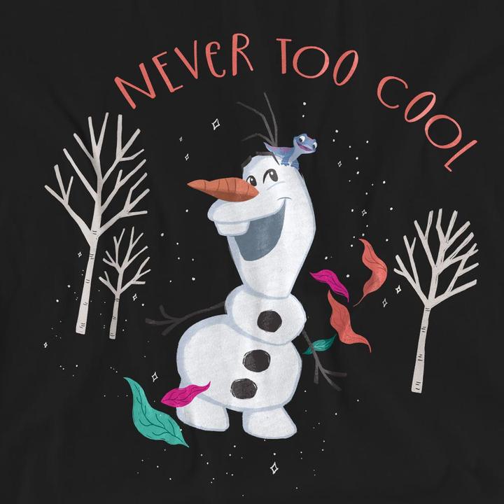 Immagine prodotto Disney Frozen Never Too Cool Maglietta Olaf Adulto Unisex (S)