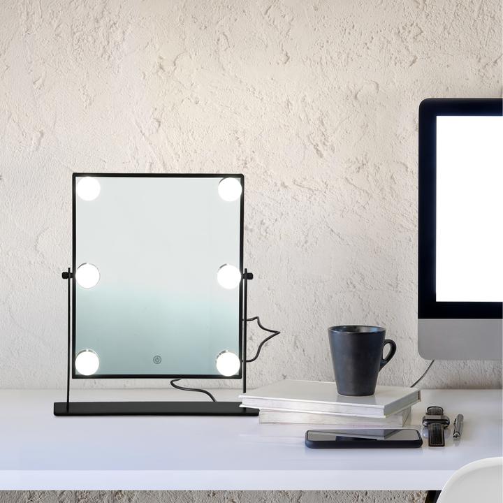 Actual product image Relaxdays Hollywood Mirror (30 x 6 x 35 cm)
