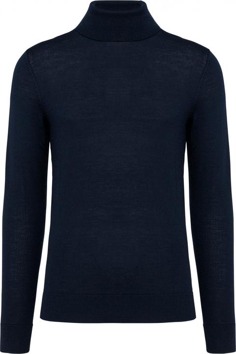 Kariban Merino-Pullover mit Rollkragen