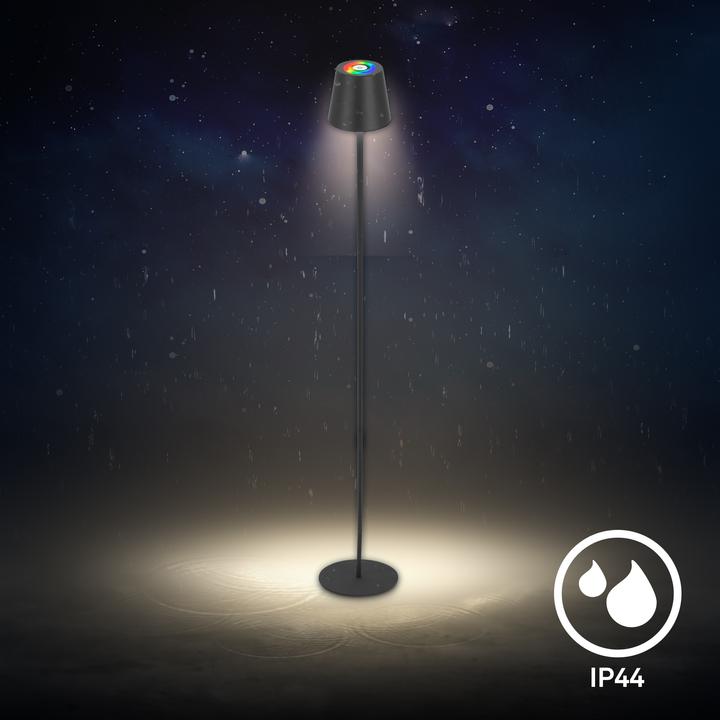 Image du produit Briloner RGB/W Accu floor lamp, IP44, anthracite