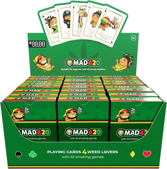 Produktbild Mad Party Mad420 Playing Cards - Weed Game