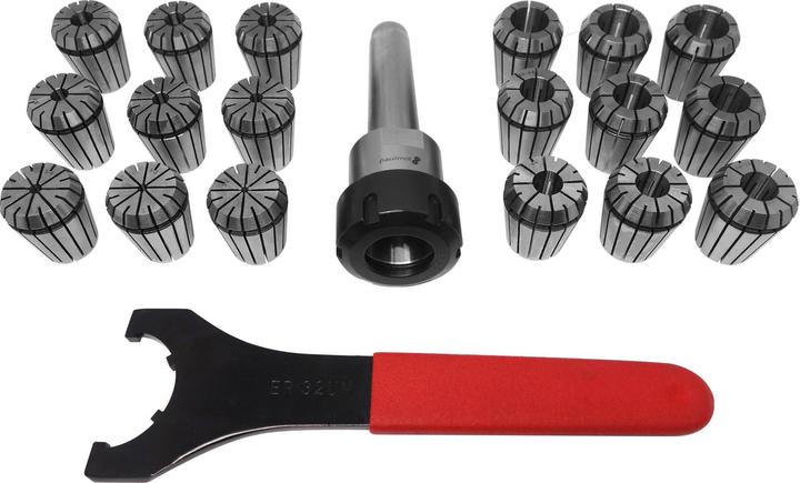 Image du produit Paulimot ER32-Spannzangen-Set 2 - 20 mm MK3 / M12 im Alu-Koffer