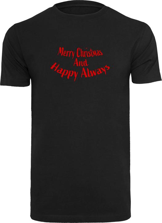 Merchcode Merry Christmas And Happy Always T-Shirt Round Neck - 116935 (L)