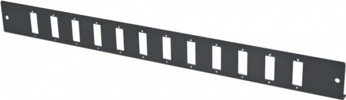 Produktbild Dexlan LWL Frontplatte unbestückt für LWL Spleissbox, 12 x SC Duplex