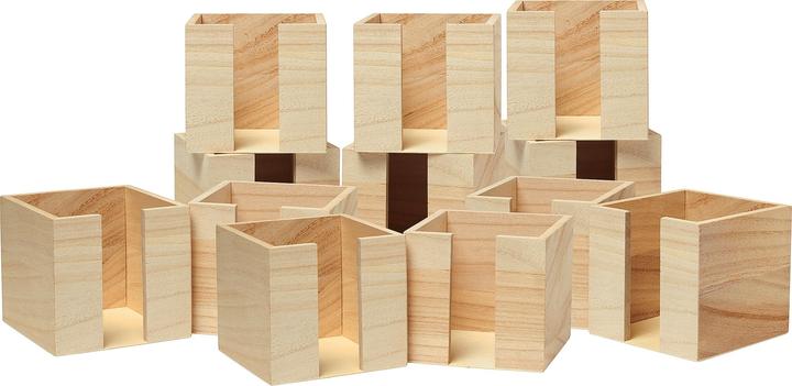 Produktbild VBS XXL Zettelboxen, 12 Stück, 10,5 x 10,5 x 10 cm