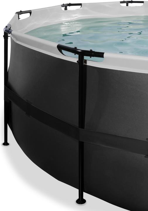 Immagine prodotto Exit Telaio piscina rotonda 488x122 cm con tettoia e pompa di calore (Ø 488 x 122 cm)