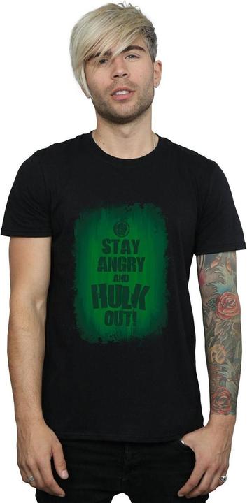 Actual product image Mens Hulk Stay Angry T-Shirt (3XL)