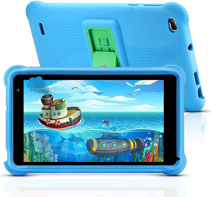 Actual product image QunyiCO Kids tablet (WLAN only, 7", 32 GB, Blue)