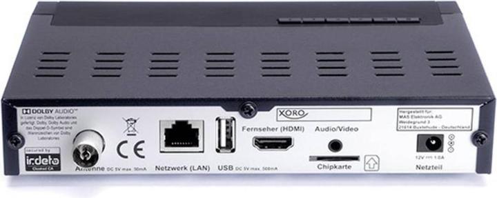 Actual product image Xoro HRT 8770 Twin (1000 GB, DVB-T/T2, DVB-C, CI+ slot)