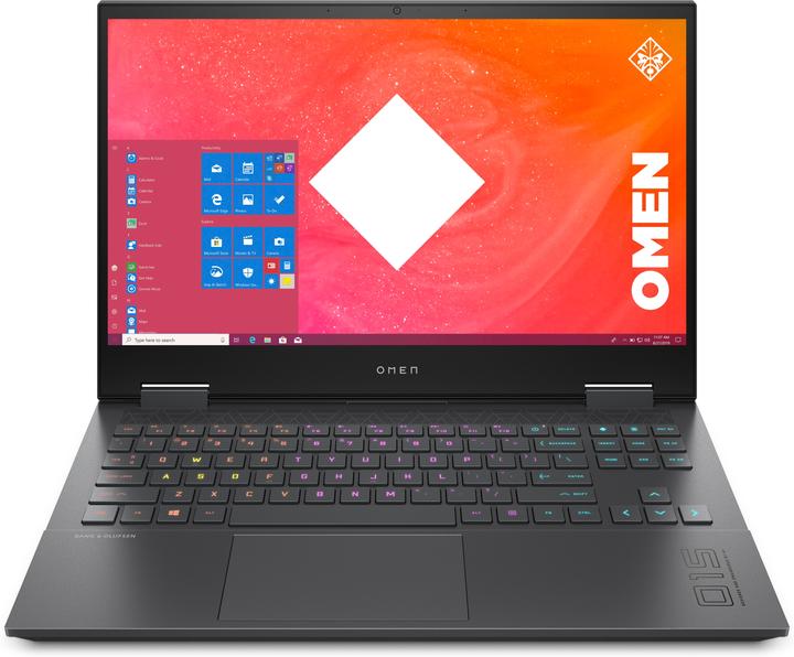 Produktbild HP OMEN by 15-en1078ng - Ryzen 7 5800H - Win 10 Home 64-Bit - 16 GB RAM - 1 TB SSD (15.59", AMD Ryzen 7 5800H, 16 GB, 1000 GB, DE)