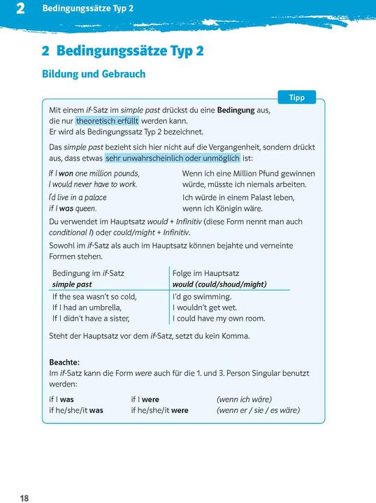 Image du produit 10-Minuten-Training Englisch Grammatik If-Clauses 6.-8. Klasse (Allemand, 2023)