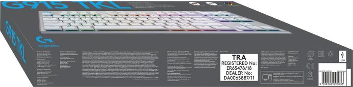 Produktbild Logitech G G915 TKL LIGHTSPEED (Eng. Int., Kabellos)
