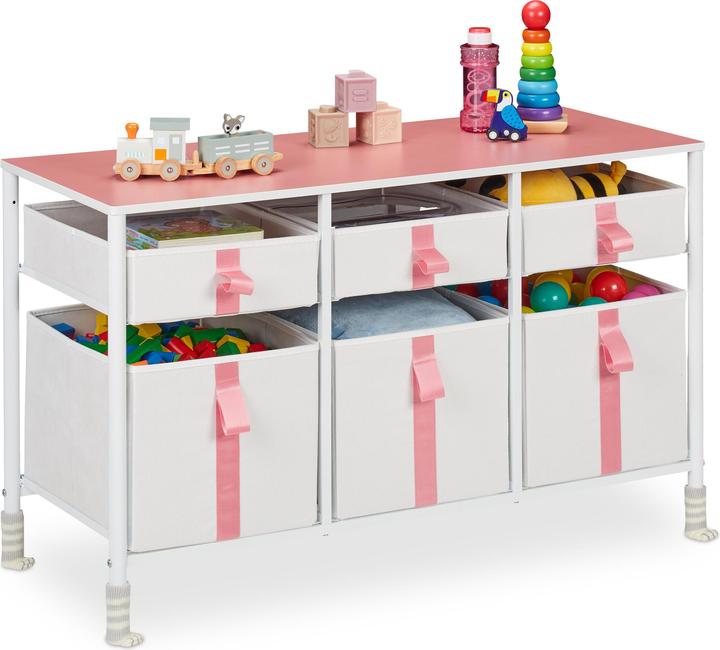 Actual product image Relaxdays Children's chest of drawers