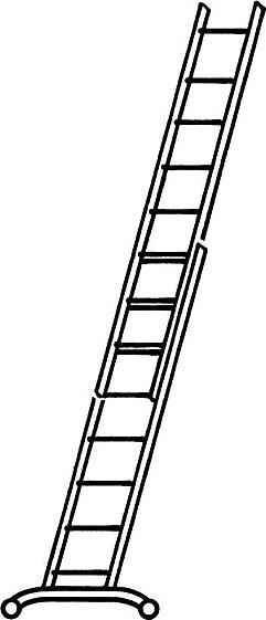 Actual product image Hymer-Leitern All purpose ladder 4047/3x9 (Multi-purpose ladder)
