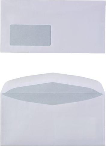 Image du produit Viking Enveloppes commerciales Avec fenêtre C6/5 (229 x 114 mm, 1000 x)