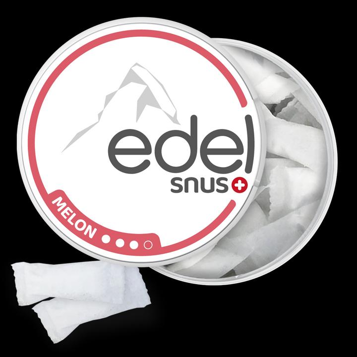 Actual product image Edelweiss Melon (All White Slim) (Nicotine Pouches, 15 mg)