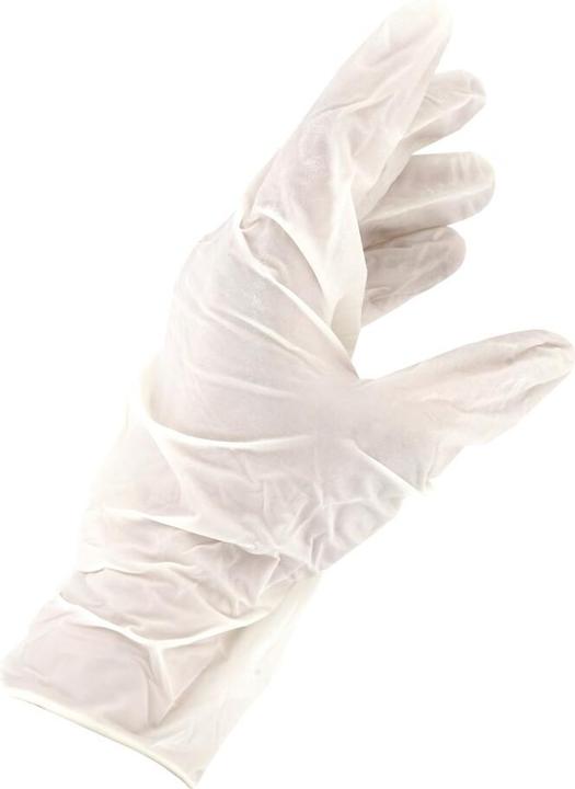 3A Maimed-Grip Latexhandschuhe, 100 Stück, Grösse XL, weiss (XL)