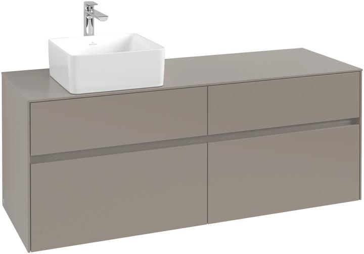 Produktbild Villeroy & Boch Collaro Waschbeckenunterschrank 1400x548x500 mm, 4 Auszüge, für Waschbecken links