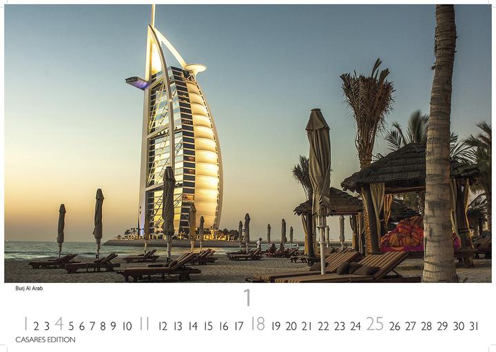 Produktbild Dubai/Abu Dhabi 2026 L 35x50cm (35 x 50 cm, Deutsch)