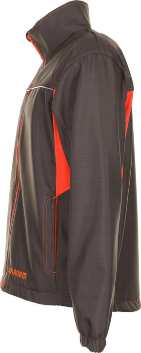 Actual product image Planam Basalt Neon work jacket softshell jacket olive orange size XXXL (3XL)