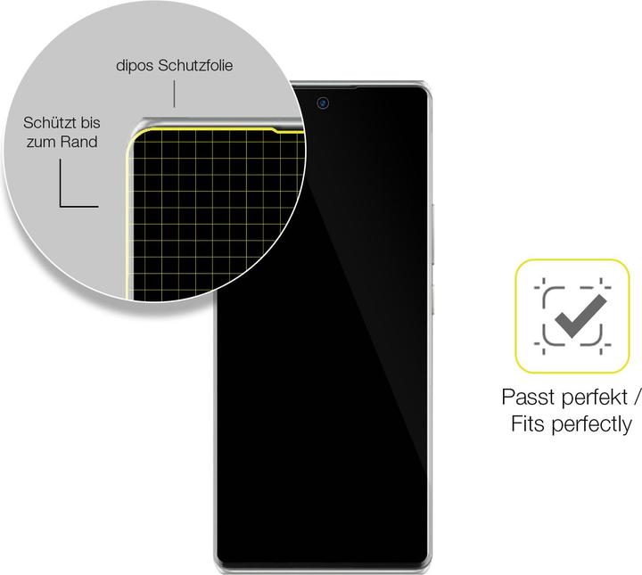 Immagine prodotto Dipos Pellicola Protettiva Full-Cover 3D (2 Pezzo/i, ZTE Nubia Z50S Pro)