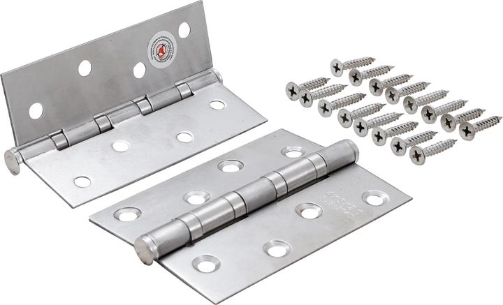 Actual product image BGS Hinge Set Stainless Steel 100 x 40 mm 2 pcs.