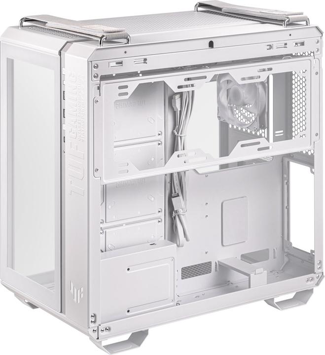 Actual product image ASUS Case TUF GT502 PLUS TG Gaming White (mATX, Mini-ITX, ATX)