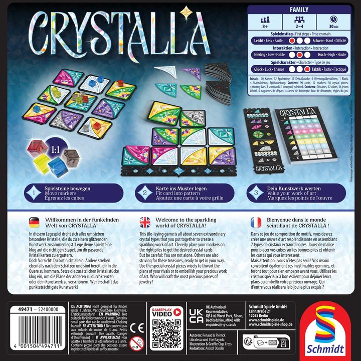 Produktbild Schmidt Spiele Crystalla (d,e.f) (Deutsch, Französisch, Englisch)