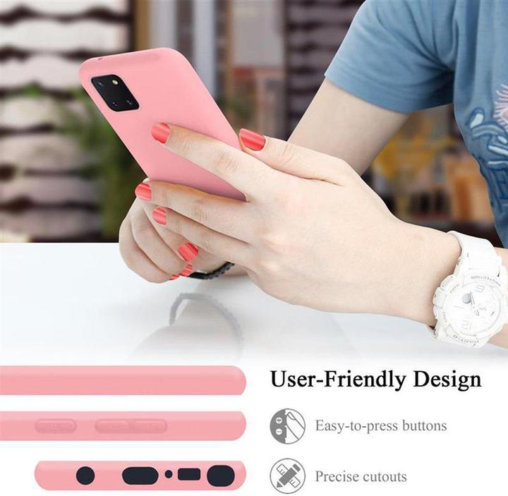 Actual product image Cadorabo TPU Liquid Silicone Case Cover (Samsung Galaxy A81)