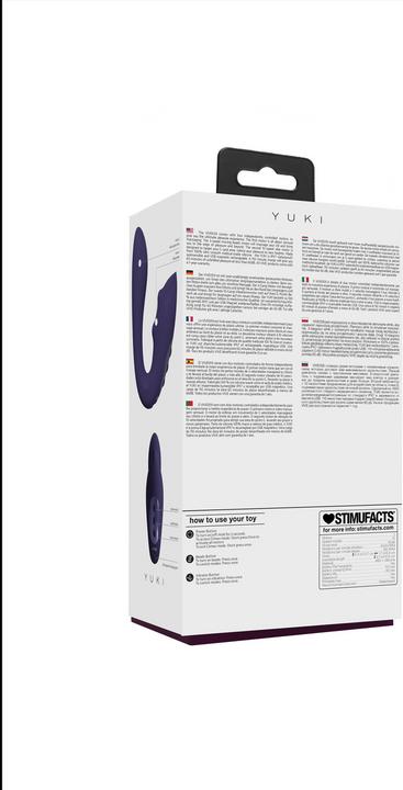 Produktbild Shots Yuki - Rechargeable Dual Motor - G-Spot Vibrator with Massaging Beads
