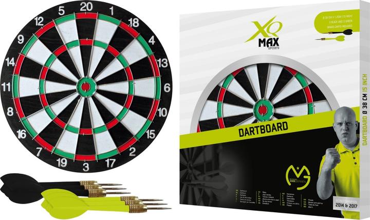 XQ Max Dartscheibe inkl 6 Pfeile