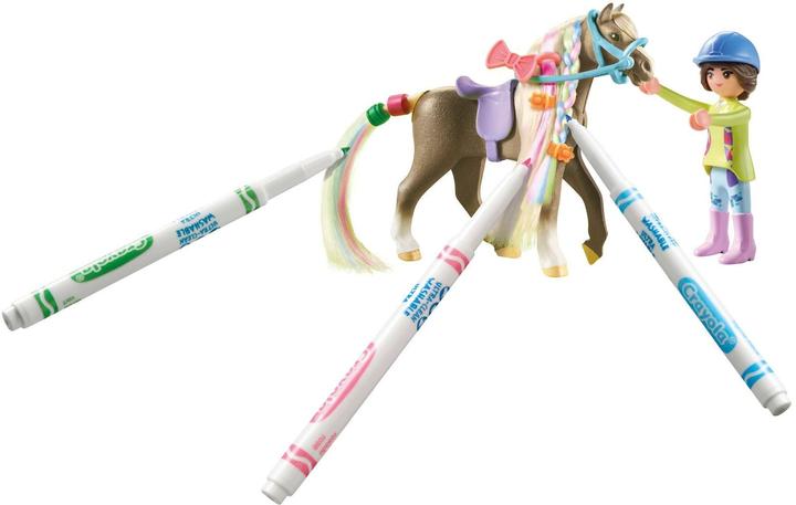 Produktbild Playmobil Kreativset mit Pferd und Stiften (71640, Playmobil Horses of Waterfall)