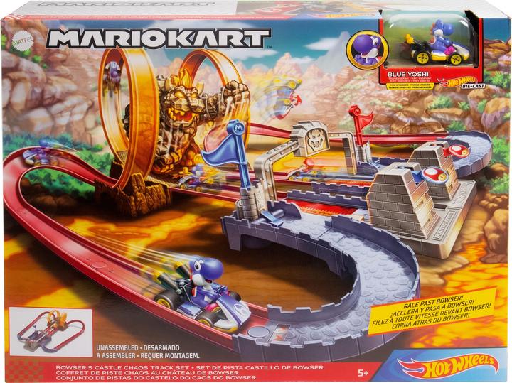 Actual product image Hot Wheels MarioKart Bowsers Castle Chaos Play Set
