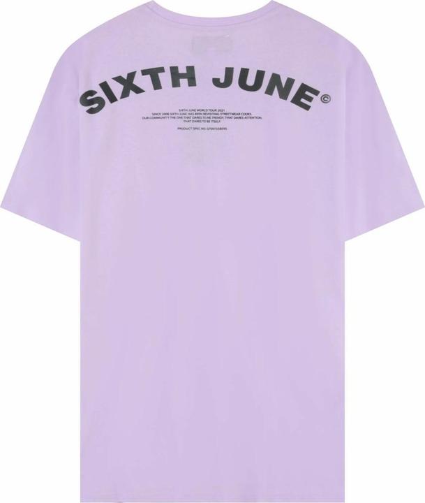 Image du produit Sixth June t-hirt ixth june curved logo backprint (S)