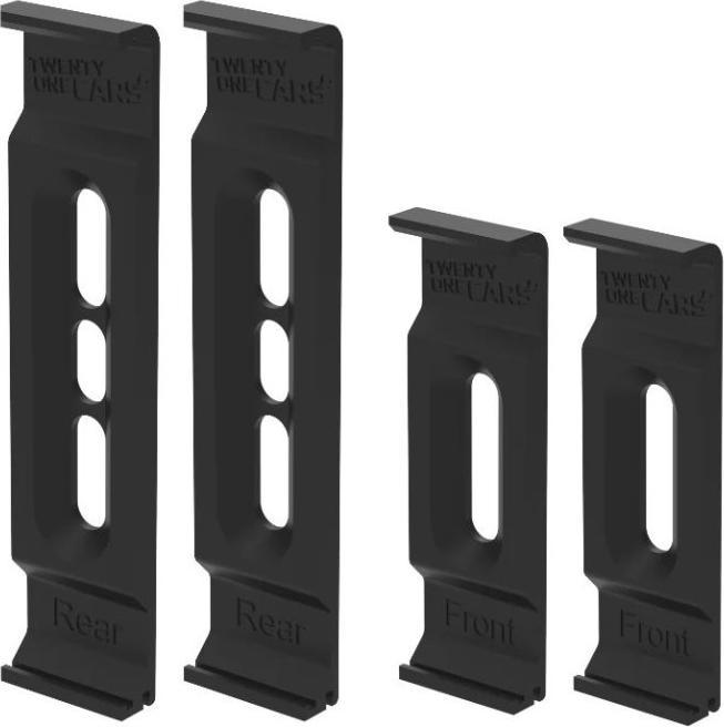 Image du produit 21cars Support de plaque d'immatriculation cliquable format long (Panneaux avant, Format long)