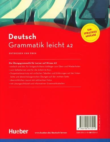 Image du produit Grammatik leicht A2. Einsprachige Ausgabe (Allemand, Collectif, 2020)