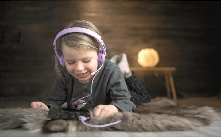 Produktbild Buddyphones Galaxy - Kopfhörer - Kopfband - Musik - Violett - Binaural - 0,8 m