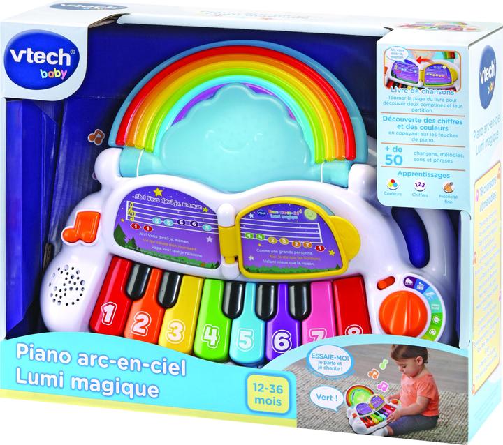 Image du produit VTech Jouet musical Piano arc en ciel Lumi magique (Français)