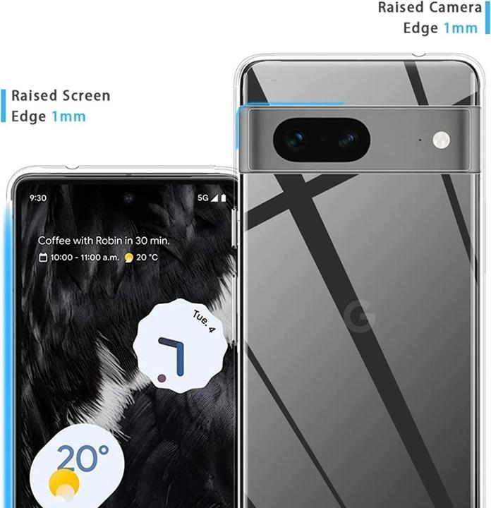 Immagine prodotto Screenguard Custodia trasparente in TPU flessibile (Google Pixel 7)