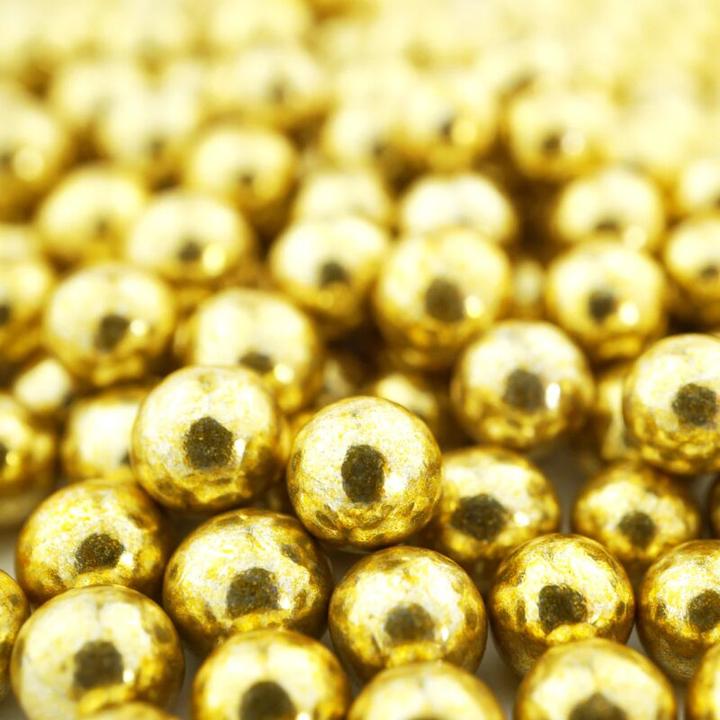 Actual product image Super Streusel Mini Knusperkugeln GoldGlanz