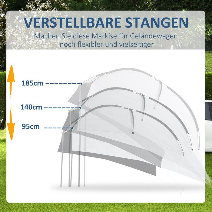 Actual product image Swisshandel24 Heckzelt für Autos, wasserdicht, tragbar, 3x2,6x2,3m (Awning)