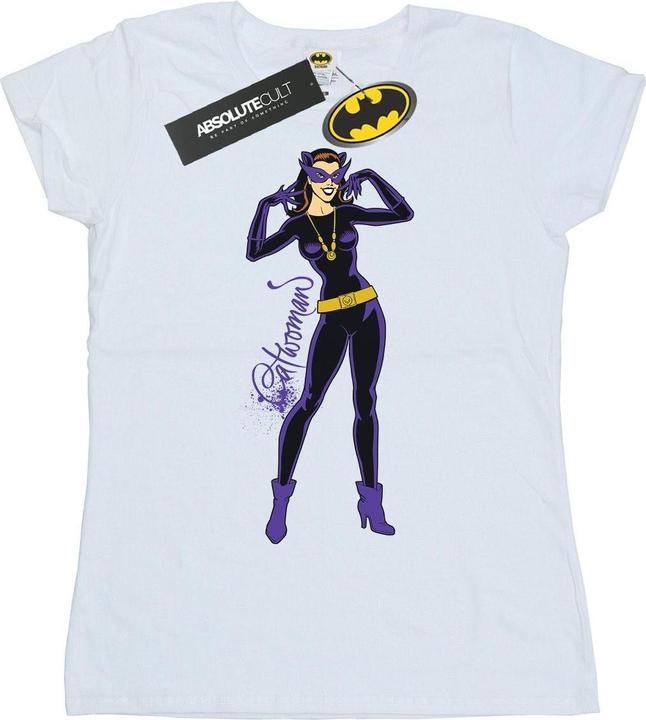 Catwoman Happy Pose Baumwolle TShirt