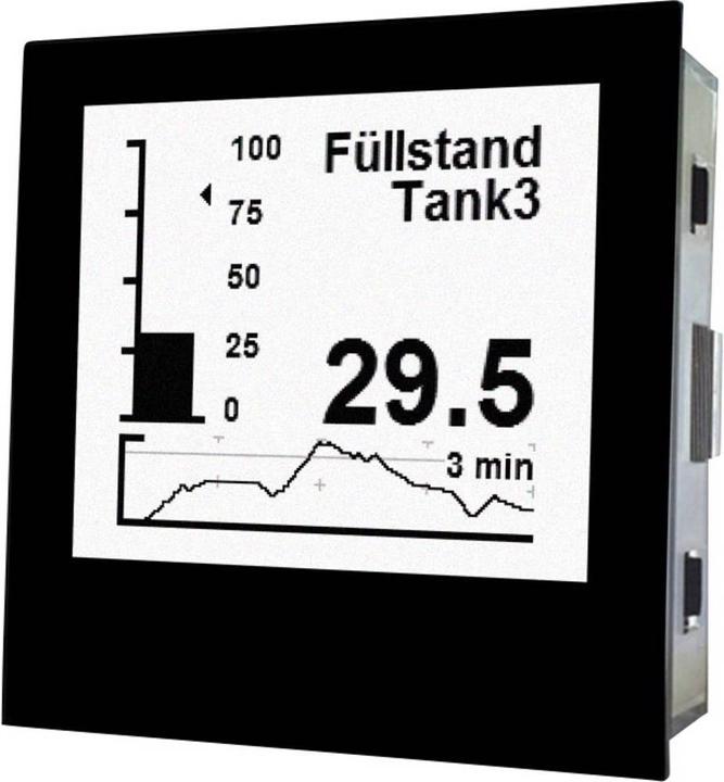 Immagine prodotto TDE Instruments Misuratore digitale da pannello Digalox Misuratore grafico DIN per 10V/20mA DC con display multiplo